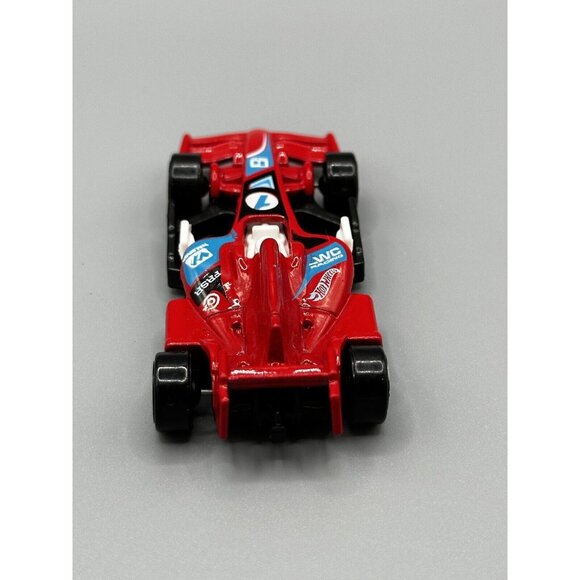 2013 HOT WHEELS F1 Racer #1 Track Aces Red Made in Malaysia 1186 MJ I NL Mattel - Picture 7 of 8